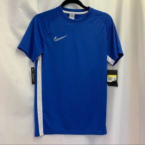 Nike ROYAL BLUE T-SHIRT NIKE DRI-FIT ACADEMY TOP SZ S - Picture 2 of 15